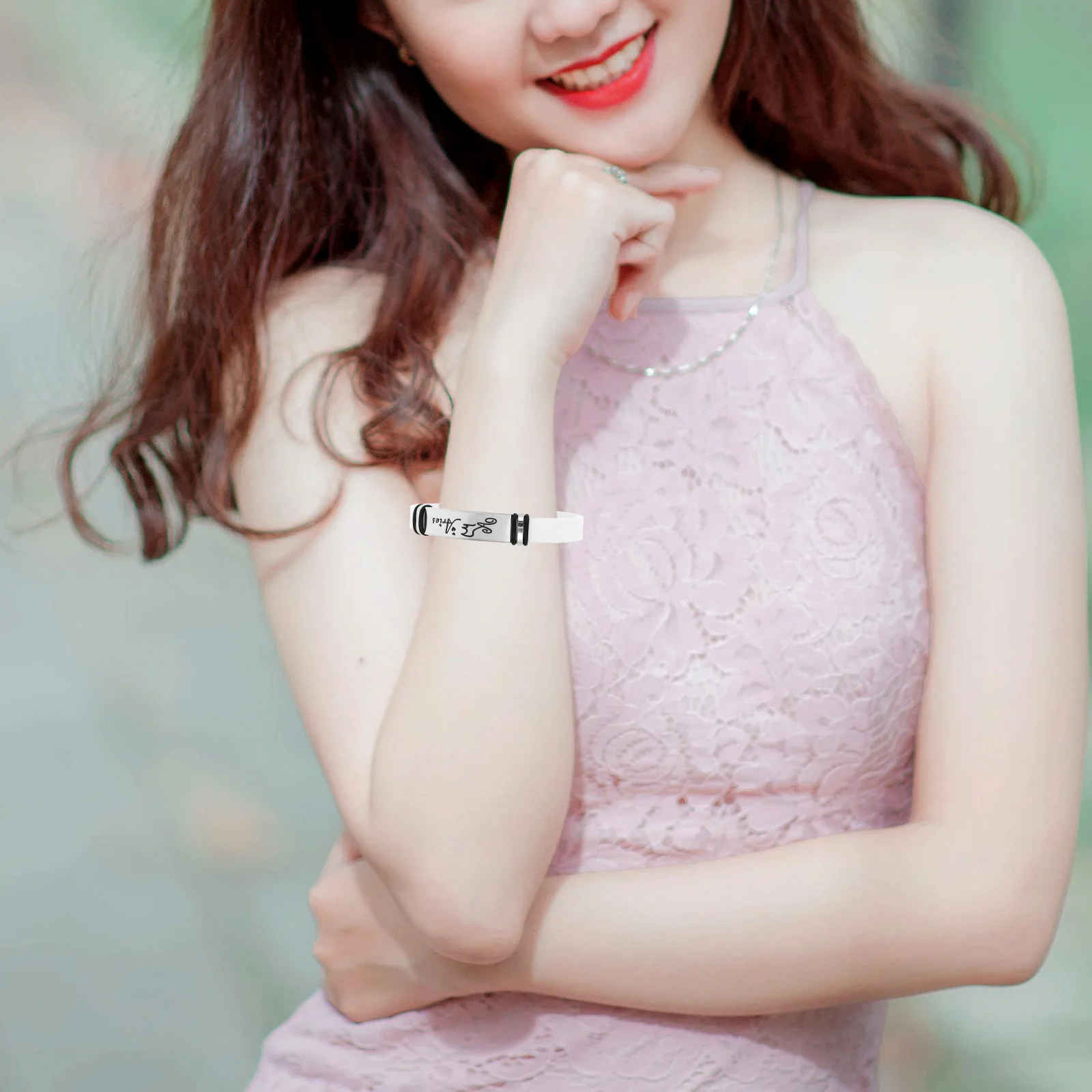 

Twelve Stainless Steel Adjustable Bracelet Couple Bangle Fashion Zodiac Charm Gift for Anniversary Valentine's