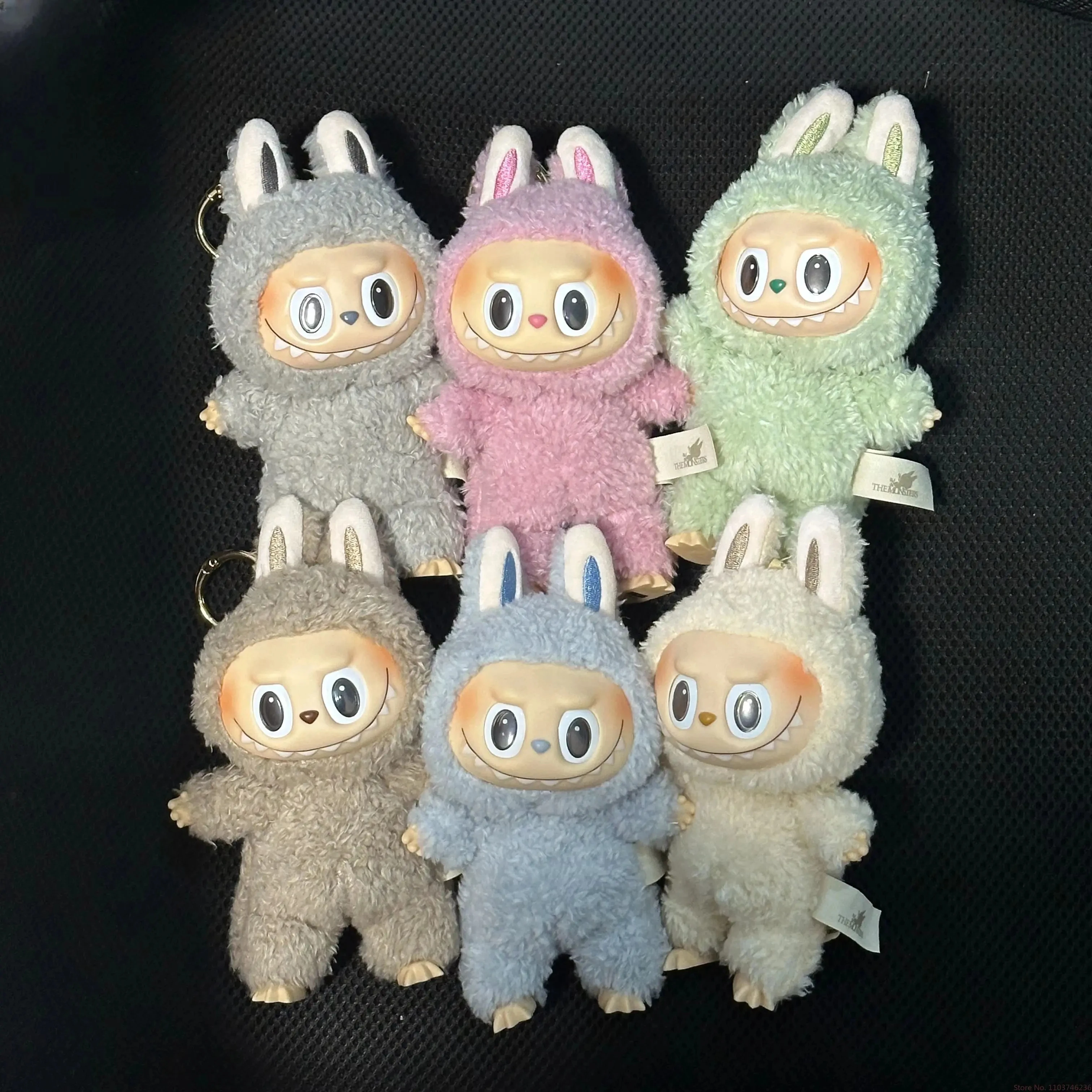 

First Generation The Monsters Labubu Vinyl Doll Heart-Moving Macaron Doll Blind Box Blind Bag Figure Guessing Bag Kawaii Gift