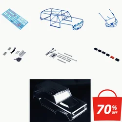 D1RC Baja baja1000 racing car body roll cage complete set for 1/10 RC Crawler Car TRX4 Ford Lima titanium alloy pipe frame