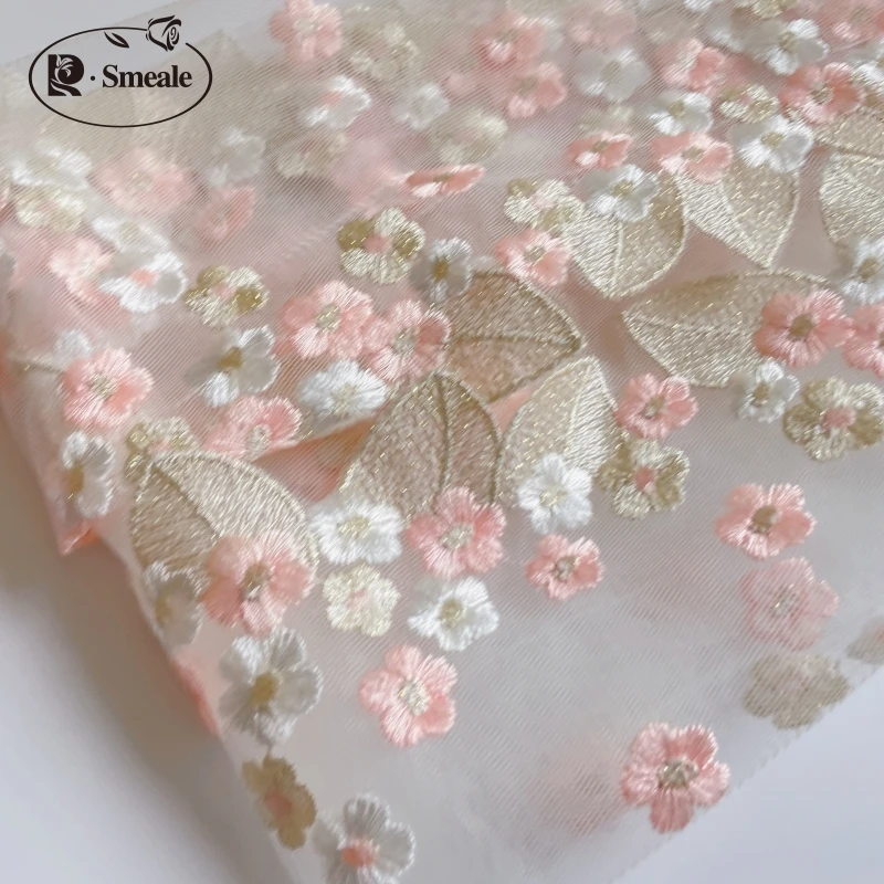 5Y-10Yard/Lot Handmade DIY Clothing Accessories Colorful Embroidery Lace Fabric Curtains Sofa Lace Trim 17cm RS202