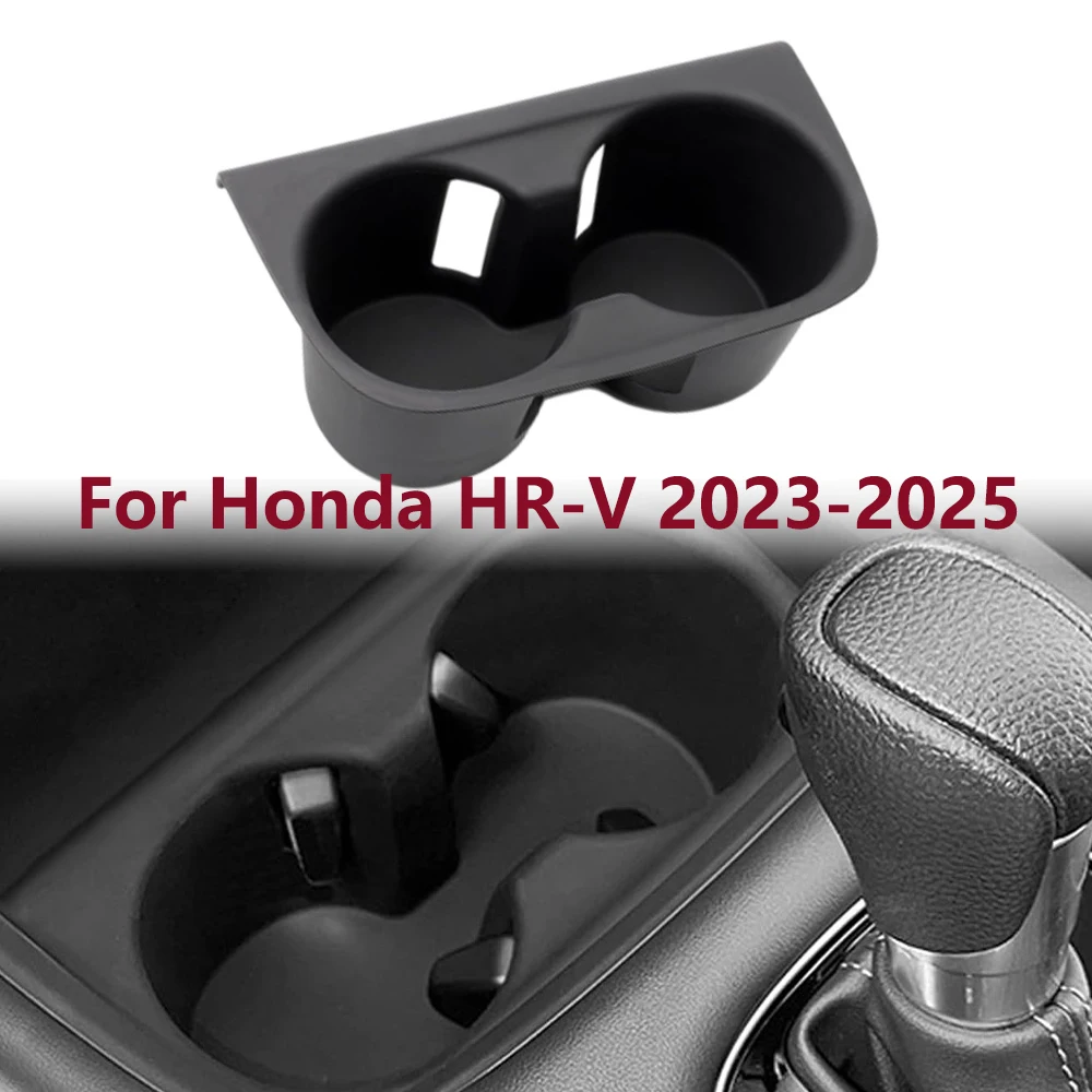 

For Honda HR-V 2023 2024 2025 Car Center Console Drink Water Cup Holder Storage Table Insert Cover Car interior accessories