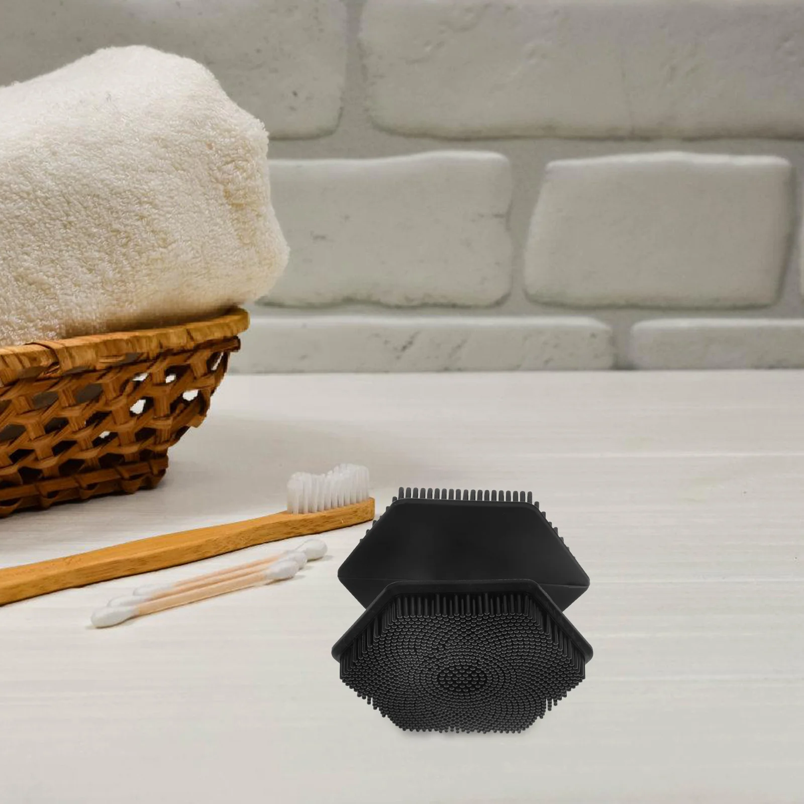 Brosse de lavage du visage Double face en Silicone, nettoyant exfoliant pour tous les Types de peau, épurateur du visage, nettoyeur de pores, brosse de lavage du visage