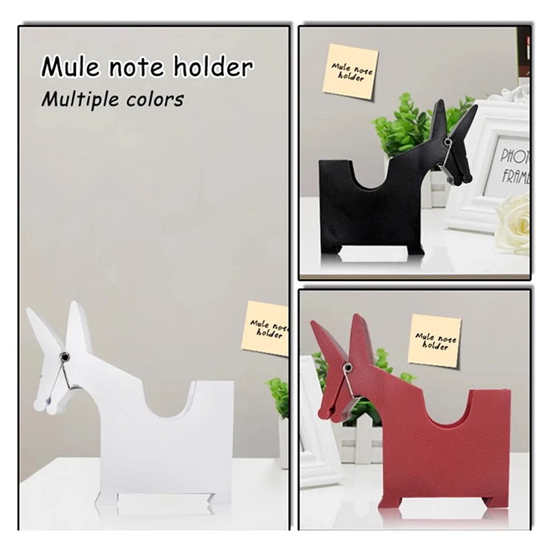 Kunststoff-Desktop-Memo-Halter, niedliches Schreibtischzubehör, Zubehör, lustige Schreibtisch-Dekoration, Zubehör, Schreibtischzubehör, Halter, Spender