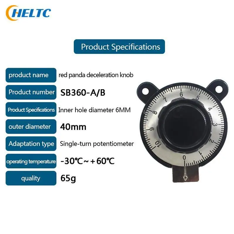 RV24YN Series Button Linear Digital Knob SB360 RV30YN Potentiometer Switch Knob Hole Diameter 6mm Model SB360-A/B