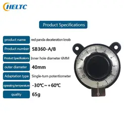 RV24YN Series Button Linear Digital Knob SB360 RV30YN Potentiometer Switch Knob Hole Diameter 6mm Model SB360-A/B