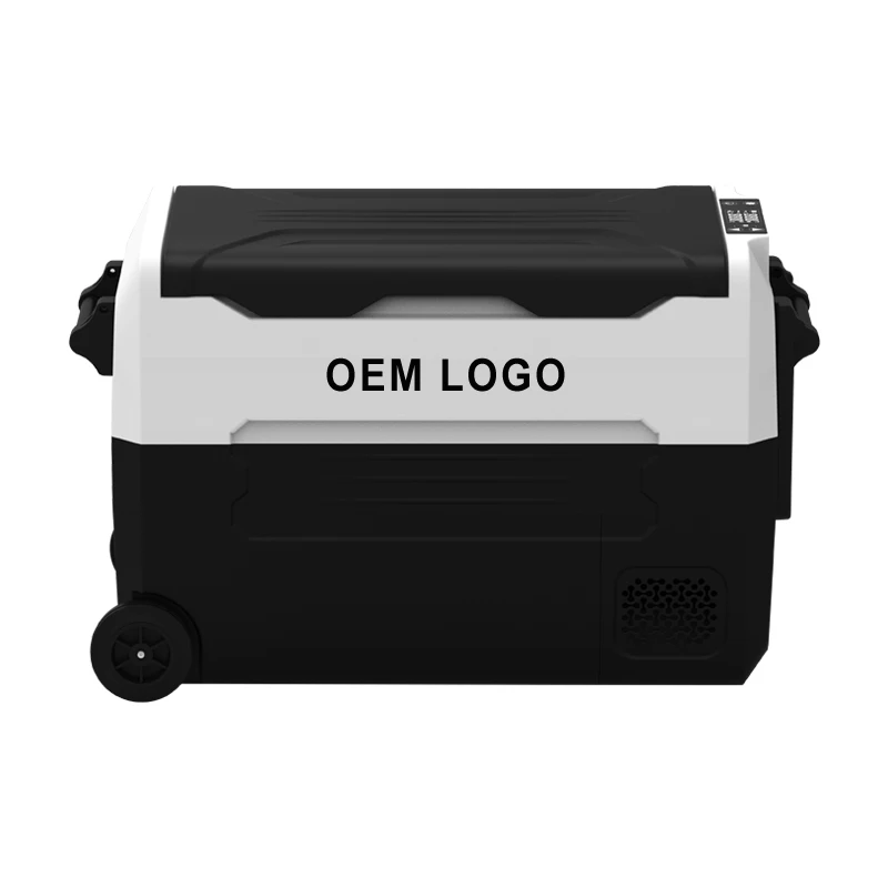 منطقة درجة الحرارة المزدوجة الشواء التخييم الثلاجة أدى ضوء المواد المعدنية التخييم الثلاجة