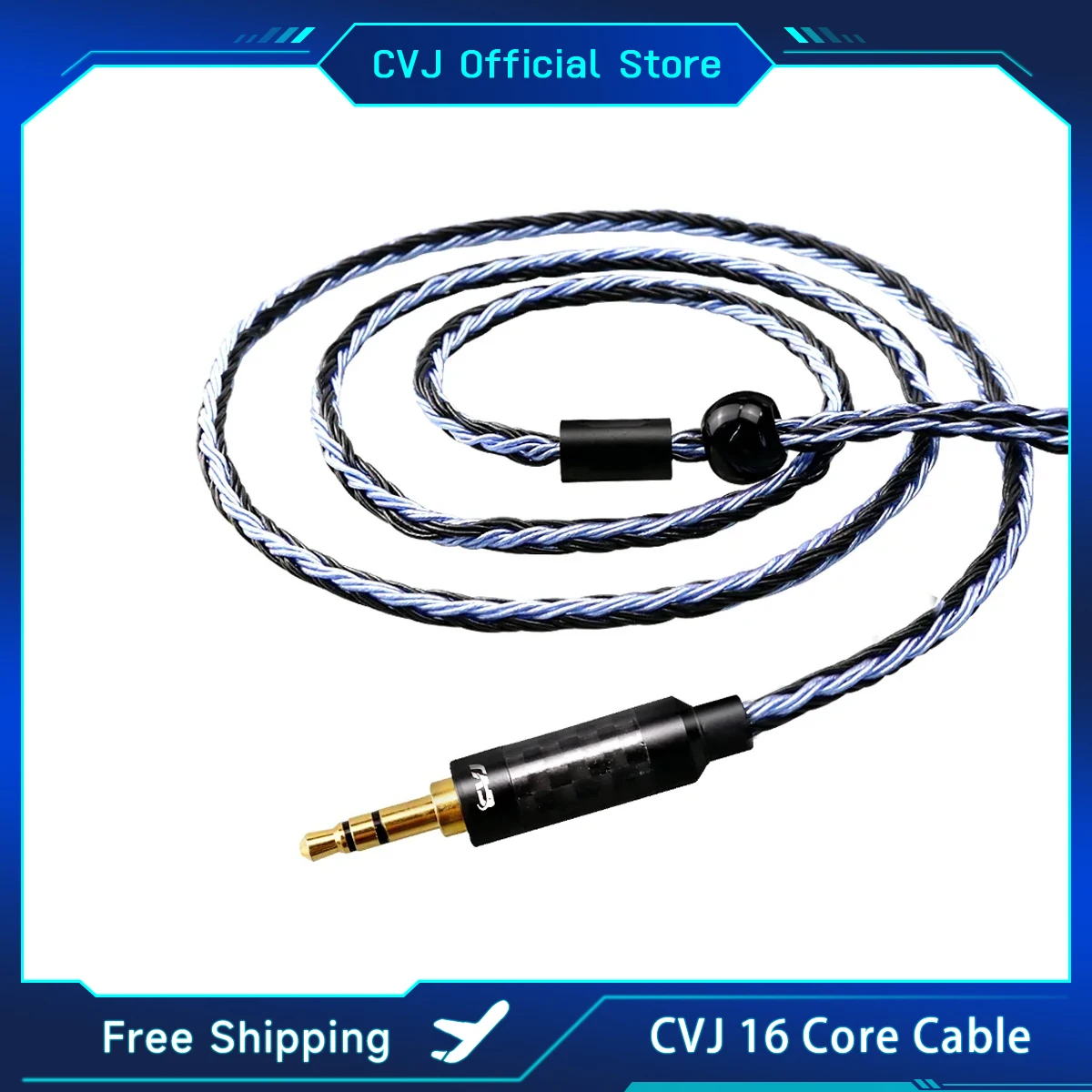 CVJ 16 Cores Strand Silver Plated 352 Wires 0.75mm/0.78mm Cable MMCX Connection For KZ,Trn,BGVP,CCA,QKZ,TFZ Mirror CS8