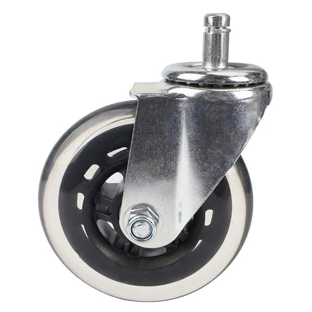 

Office Chair Caster Wheels | Rollers Skating Casters | Heavy Duty 3/4inch Replacement | Smooth & Quiet Rolling | Standard Stem