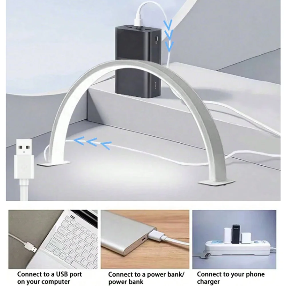 مسمار مصباح 40/66 سنتيمتر ملء ضوء USB 5 فولت LED الجدول مصباح للداخلية صالون تجميل مانيكير متجر مسمار متجر غرفة نوم ملء سطح المكتب
