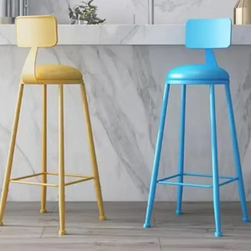 

Furniture Height Chair Wooden Modern Design Chairs Tabouret Bar Home Lightweight Transparent Make Up Chaise Garden MQBY