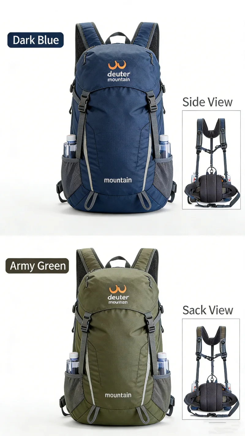 Camping Hüft- und Brusttasche Outdoor Nylon Schultertasche Crossbody Reise Fahrrad Laufen Handtaschen Klettern Herrentaschen – Detail 15