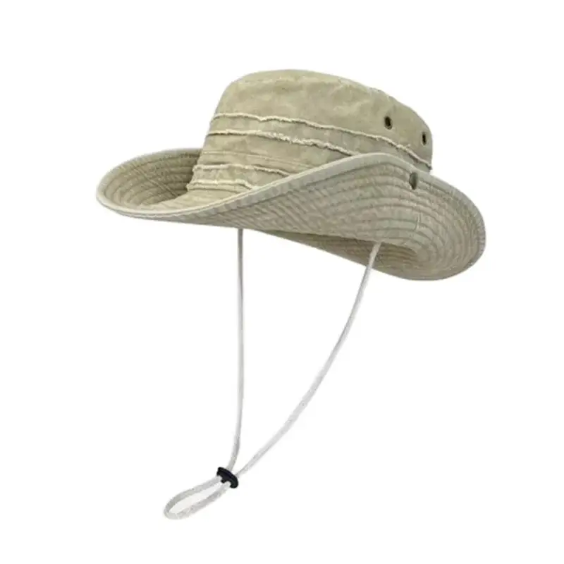 Four Seasons Cotton Solid Bucket Hat Fisherman Hat Outdoor Travel Sun Cap For Men And Women 232