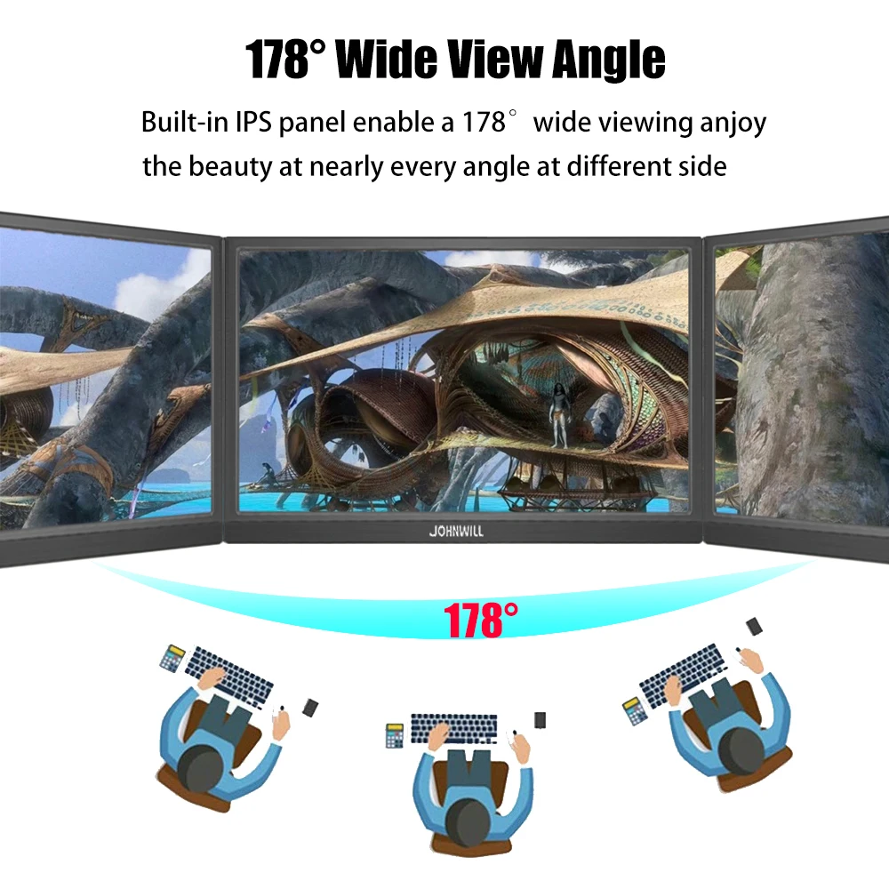 コンピュータモニター 15.6 インチ 1920X1080 ポータブルモニター HD IPS パネル LCD タッチスクリーン Type-C HDMI 互換性スイッチ Xbox ラップトップ