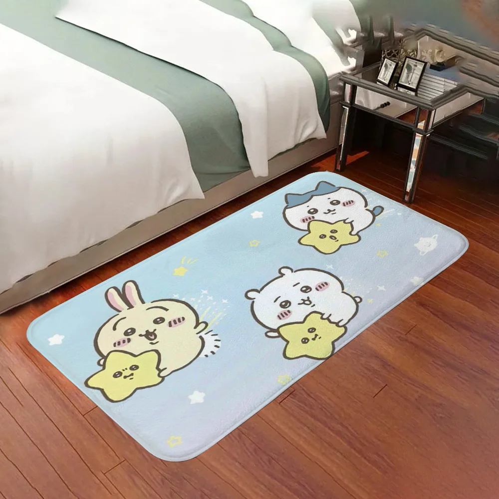 Entrance Doormat Chiikawa Supernatural Long Hall Carpet for Girls Entrance Door Mat Modern Home Decor Soft Prayer Mat Bath Mats