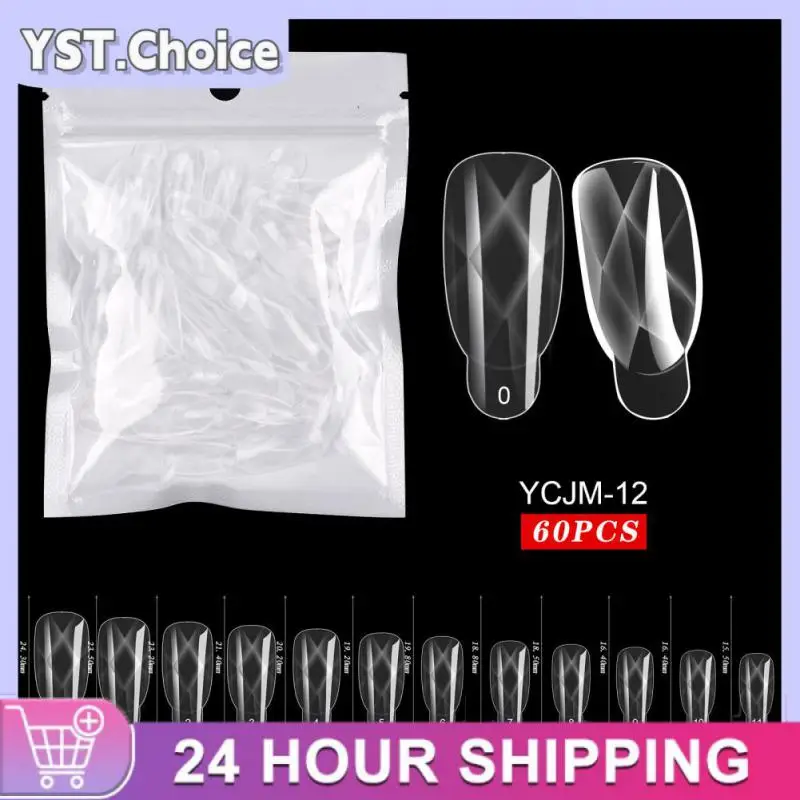 Bag Extension Nail Forms For UV Gel Polish Quick Building Mold Acrylic False Nail Art Tips Dual System Manicure Accessory