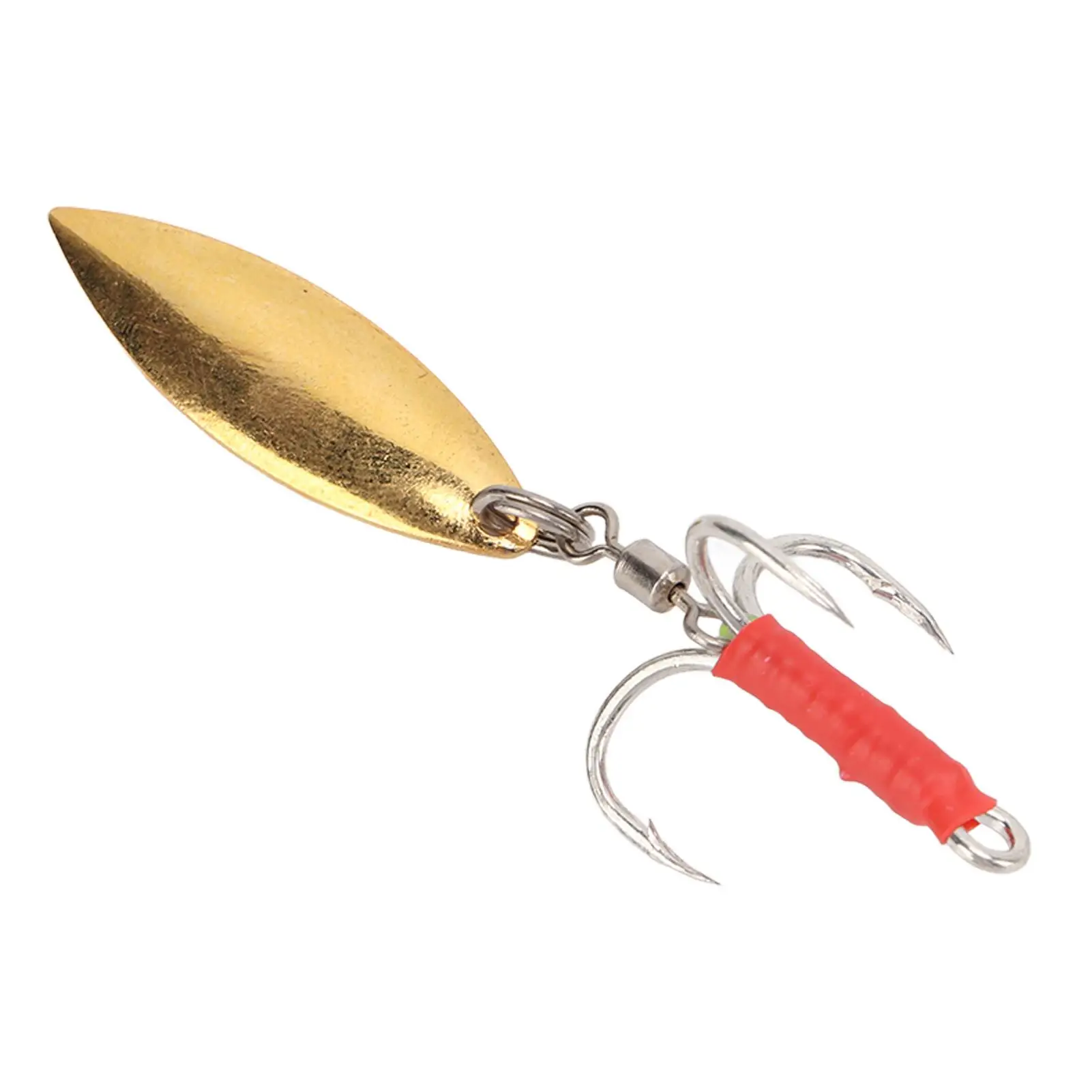 Reflective Sequin Fishing Lures Stainless Steel Barbed Treble Hook Reusable Hard Baits for freshwater Angling