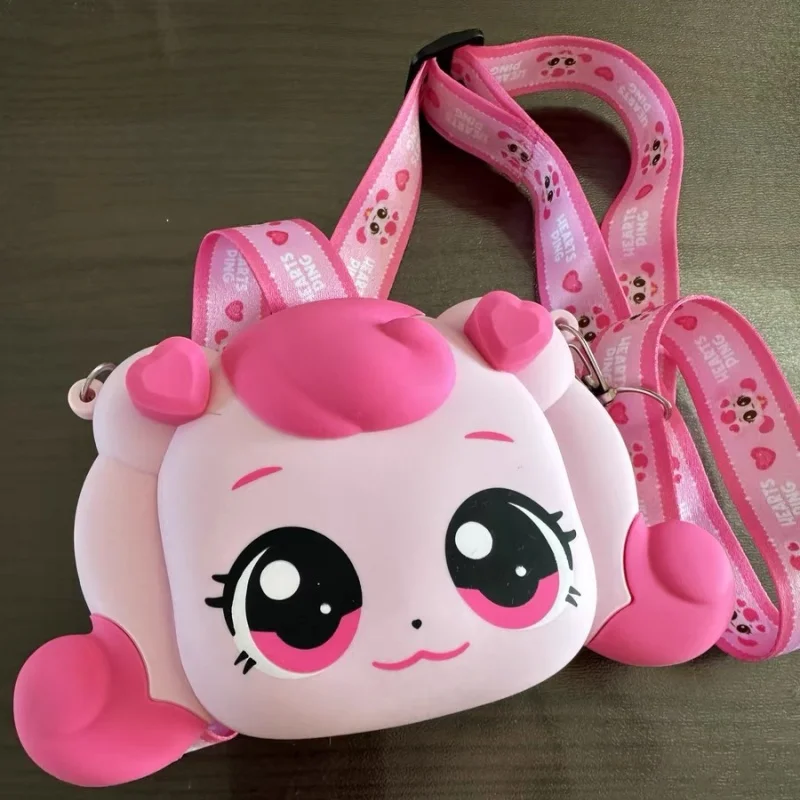 Hot Kawaii Catchiniping Hatchuping Crossbody Bag Girl Gift Silicone Children Coin Purse Cartoon Anime Toy Teenies Ping Gift