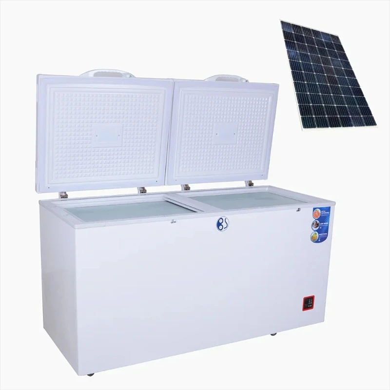 

Commercial 12V24V DC Chest freezer solar refrigerator OEM solar powered freezers fridge