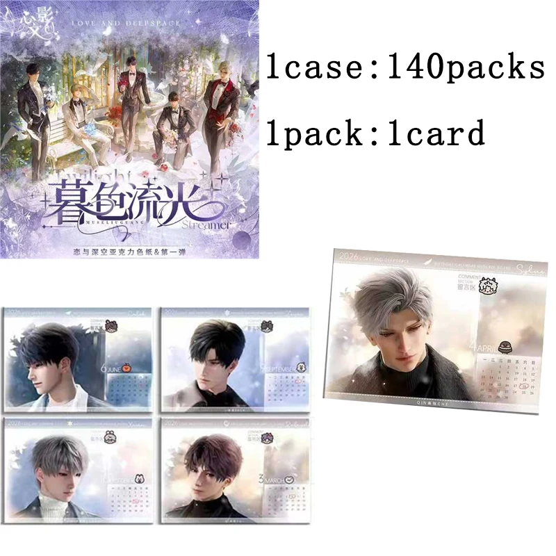 

Коллекционная карта Love and Deepspace, позолоченная тисненая акриловая бумага A6 от Heart Signal, серия «Молоской Бог», хит продаж, коллекционные подарки