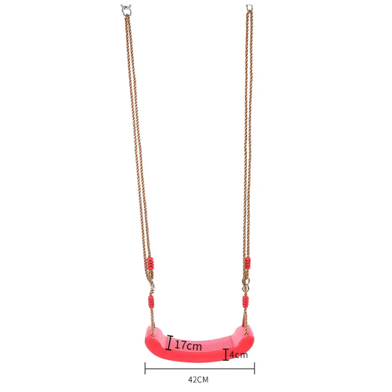 Ayunan Anak-anak Mainan Kursi Gantung Tali Dapat Disesuaikan Tinggi Ayunan Papan Dalam dan Luar Ruangan Papan Melengkung Pelangi Ayunan Pohon Taman