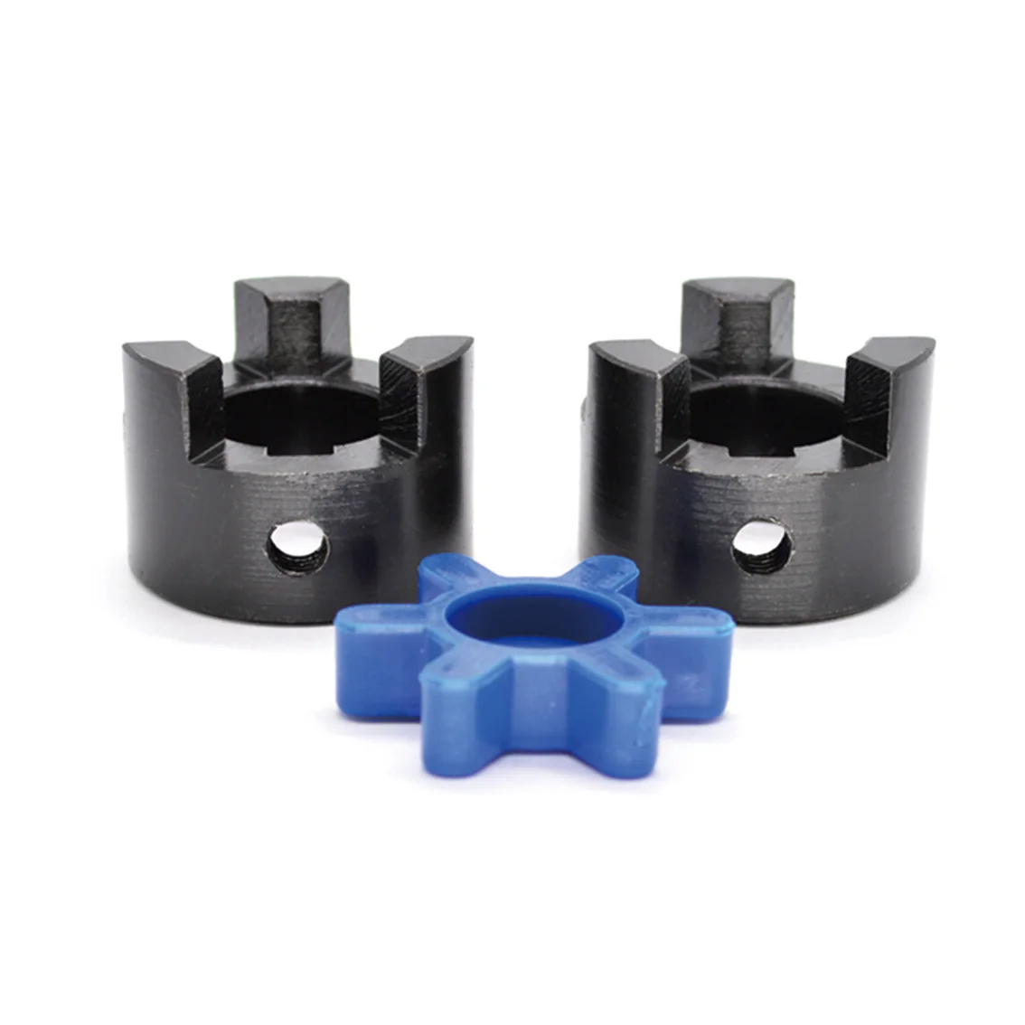 1Set L095 OD54 High Torque Three Jaw Coupling Inner Hole 14/15/16/17/18/20/22/24/25/28/30 Plum-Coulper Servo Motor/Star Coupling