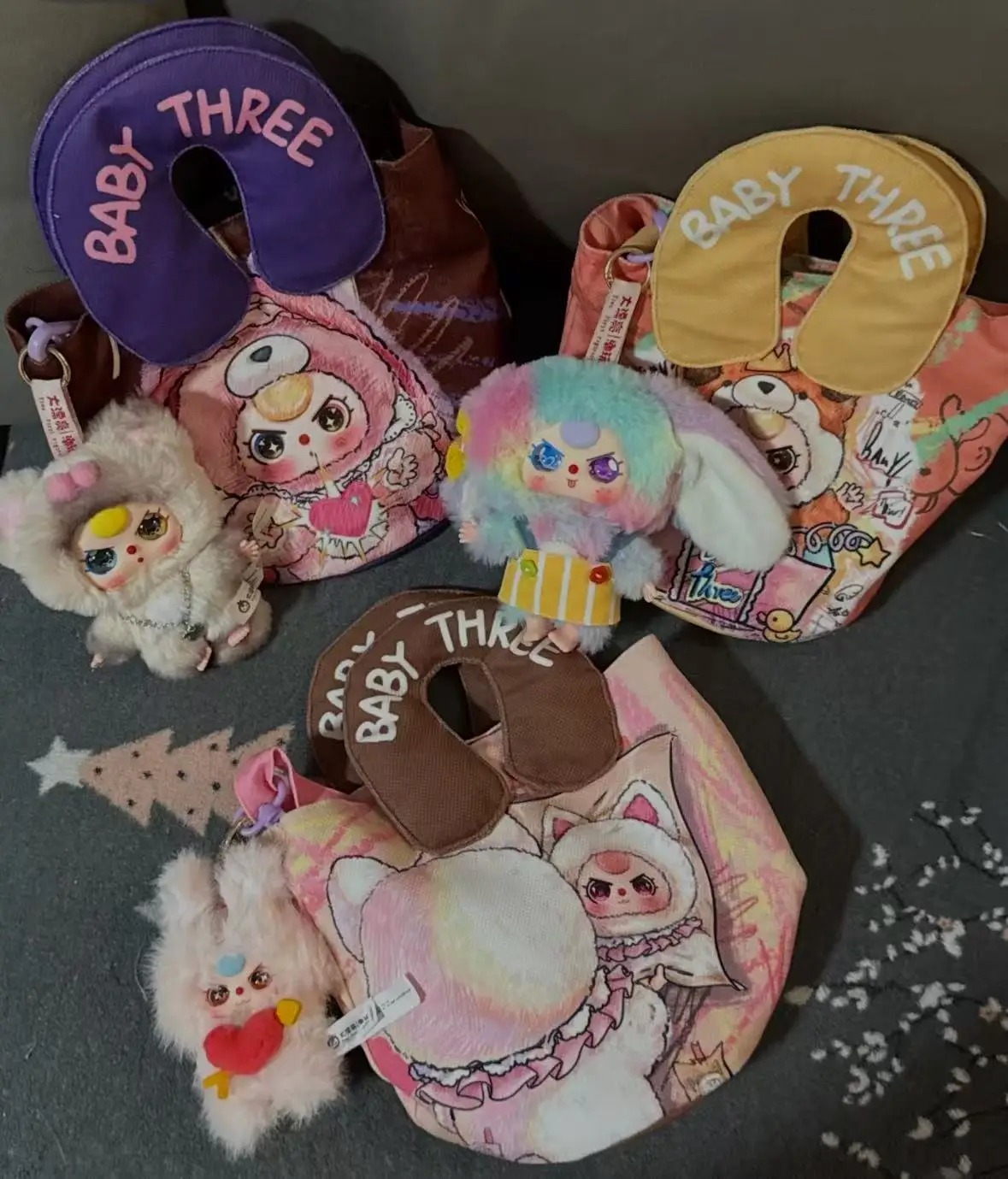 Neue echte Baby drei Amor der Gott der Liebe Blind Box Spielzeug Ornamente Schlüsselanhänger süße Puppen Anime Merchandise Geburtstagsgeschenke