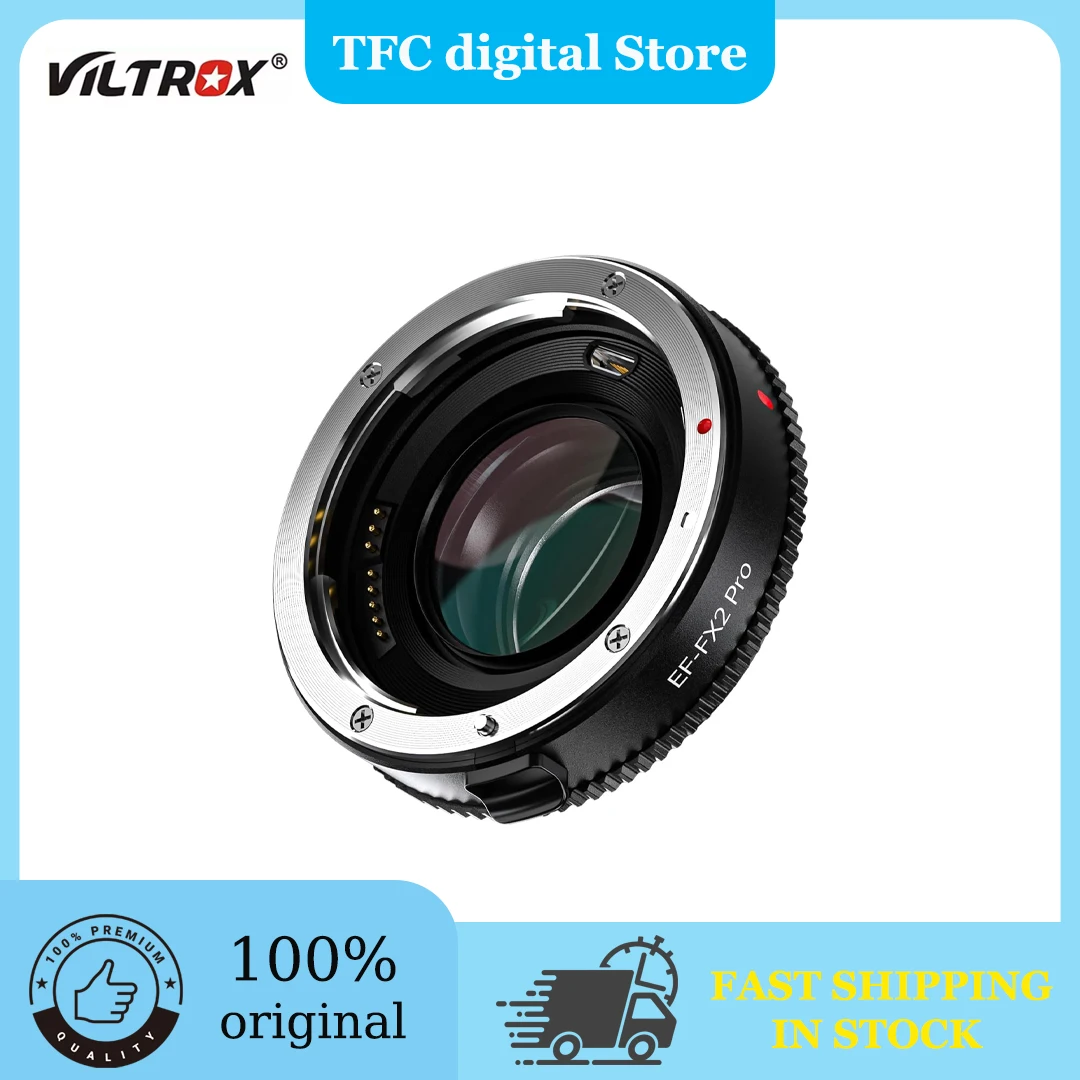 

Адаптер-редуктор VILTROX EF-FX2 Pro с автофокусом 0.71x для объективов Canon EF на камеры Fuji X-Mount