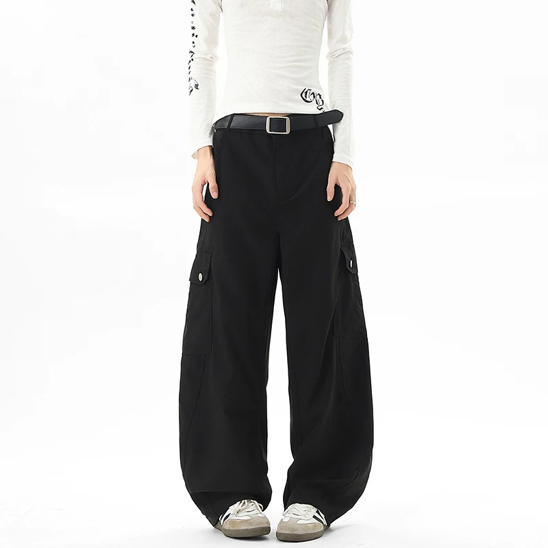 Рабочие брюки-карго, мужские свободные широкие брюки, модные повседневные брюки с несколькими карманами, осенне-весенний дизайн Sensation