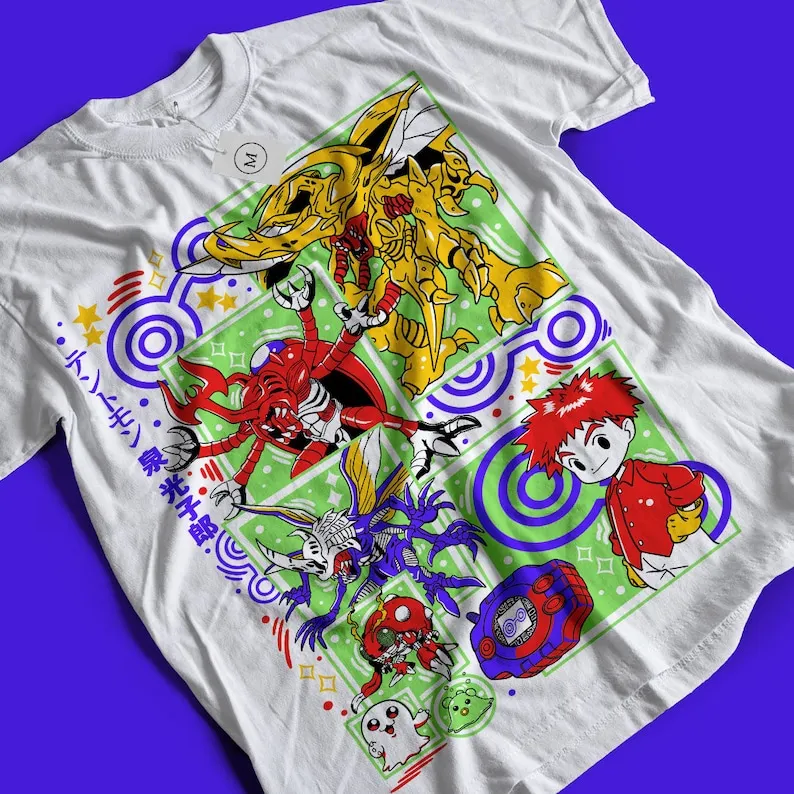 Angewomon - Angel wings - Cat Gatomon T-shirt,Japanese T-Shirt, Anime Graphic ,Tee Men & Women