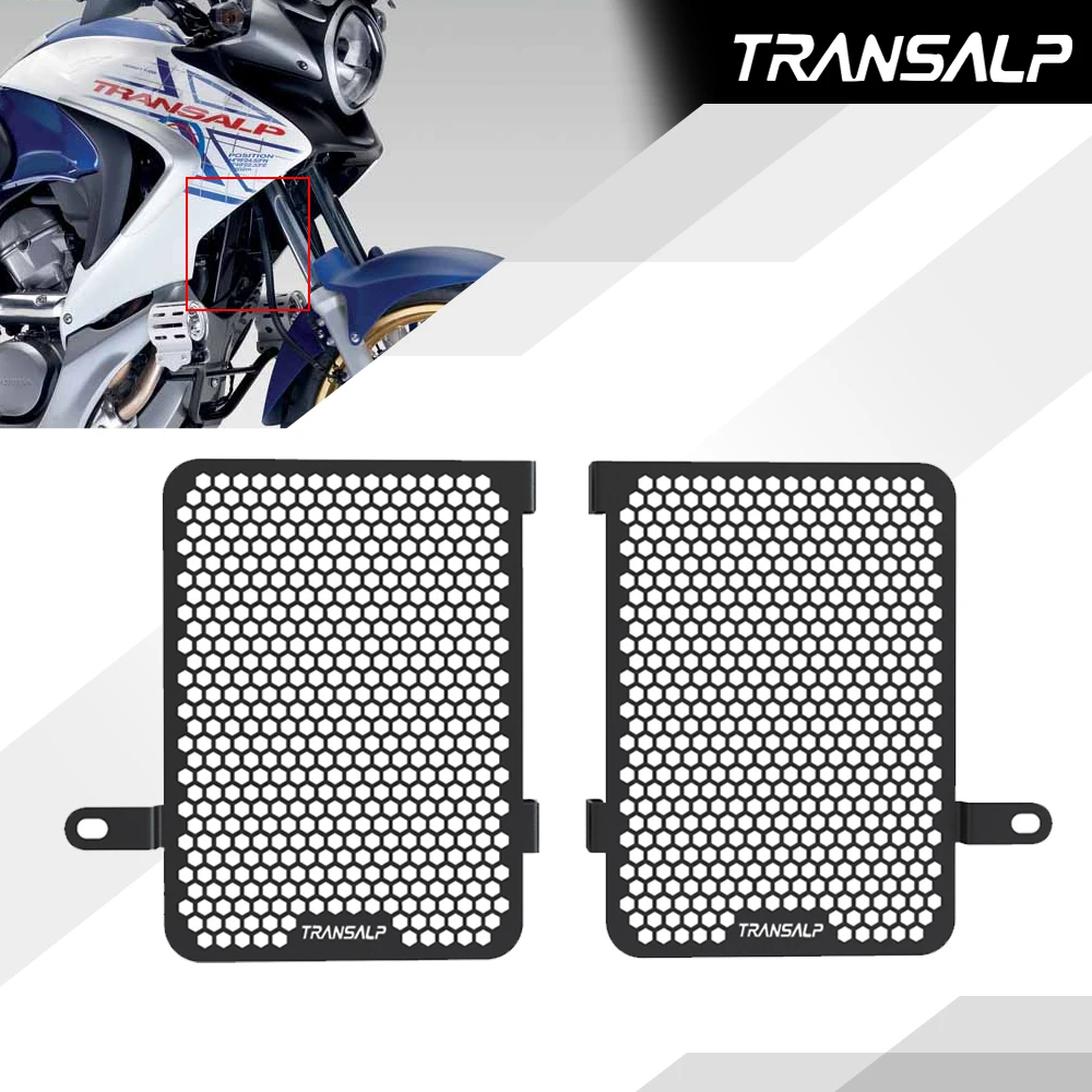 

Motorcycle Radiator Grille Cover Guard Protection Protetor For Honda XL700V Transalp XL 700V TRANSALP 2008-2022 2021 2020 2019