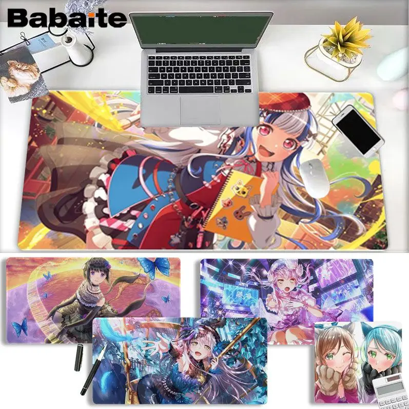 BanG Dream Boy Pad Gaming Player Desk Laptop Rubber Mouse Mat Size For Gameing World Of Tanks CS GO Zelda