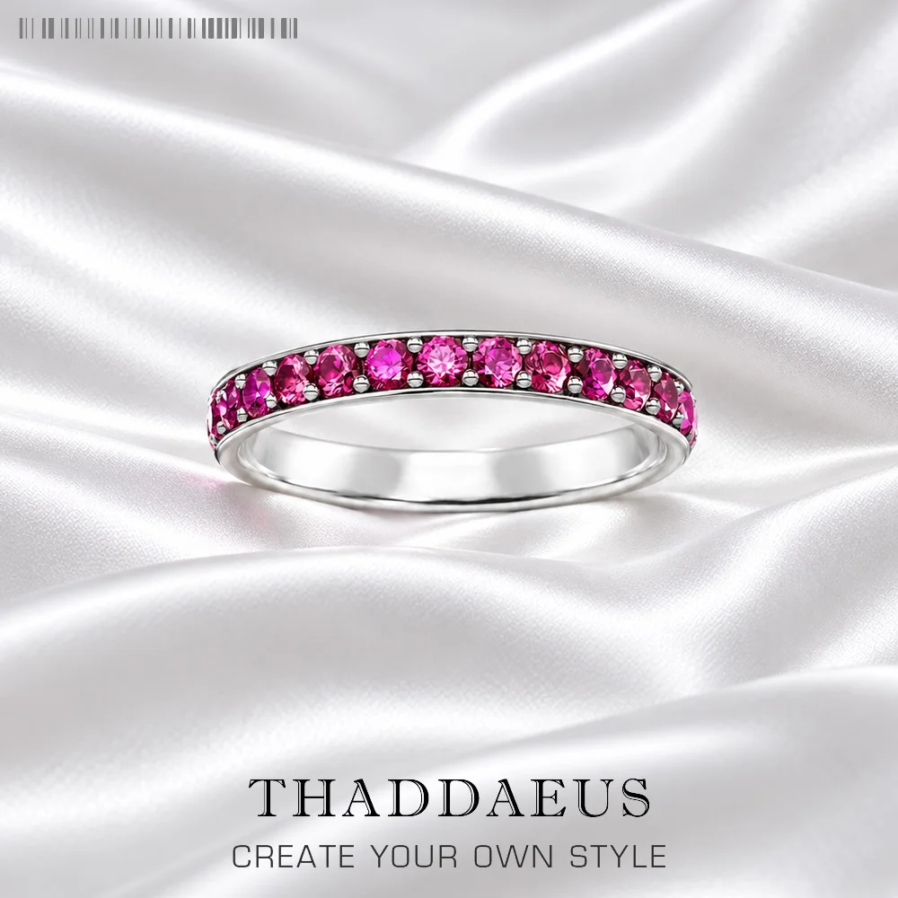 Women's Colorful Zircon 925 Sterling Silver Ring