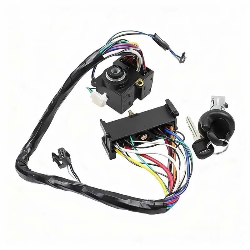 New Ignition Lock Cylinder Start Switch Replacement 26061331 26075995 For C1500 C2500 C3500 Suburban Tahoe Yukon