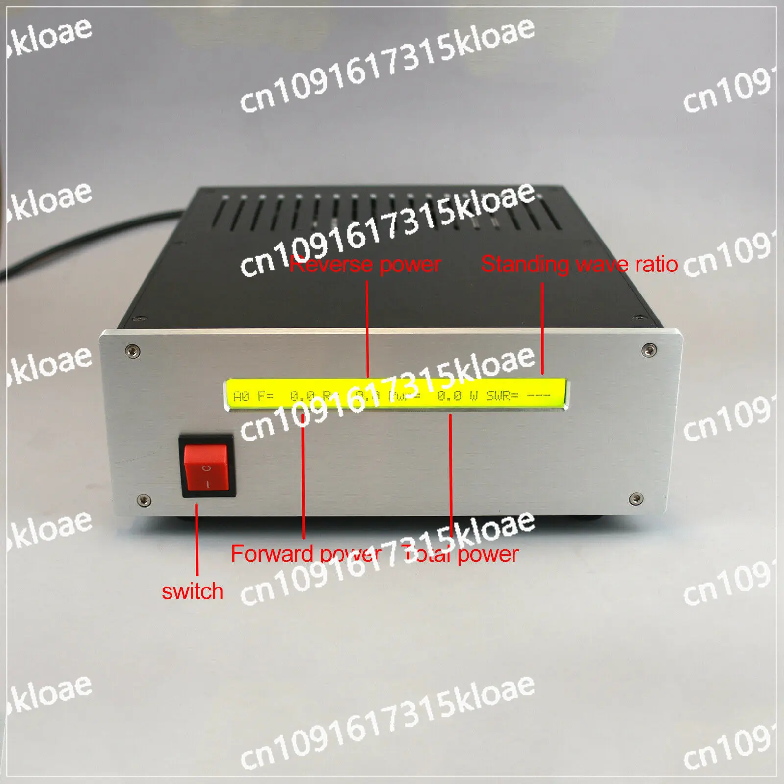 FM Solid State Amp Broadcast FM Radio Amplifier FM Power Amp Input 1-5W Output 50-300W 87-108MHZ for Rural Campus Radio