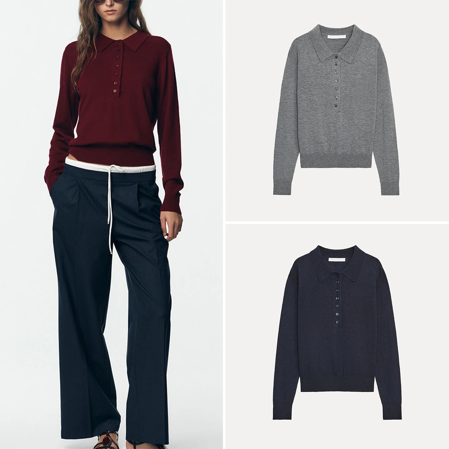 

Женская трикотажная кофта с длинными рукавами, повседневная, осенняя, новинка, бренд Z, удобный крой, вязаный топ 24227