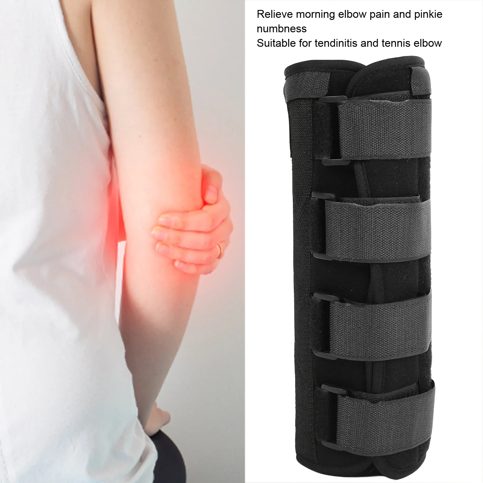 Adjustable Arm Fracture Splint Medical Forearm Broken Fixed Belt Elbow Joint Sprain Braces Relieve Pain Postoperative Recovery