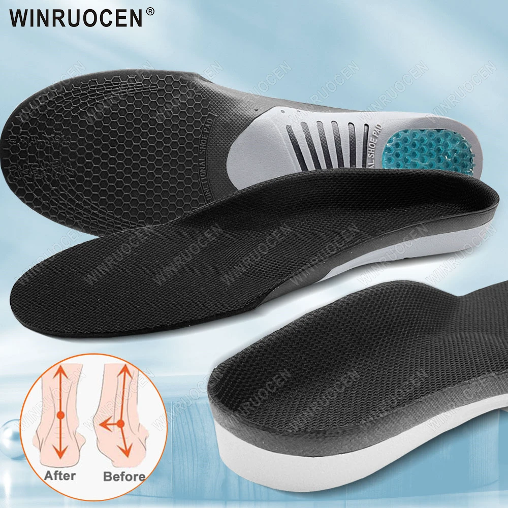 

Orthopedic Sports Work Thickened Anti-Slip Support Cushioning Flat Foot Correction Arch Support Plantar Fasciitis Relief Unisex