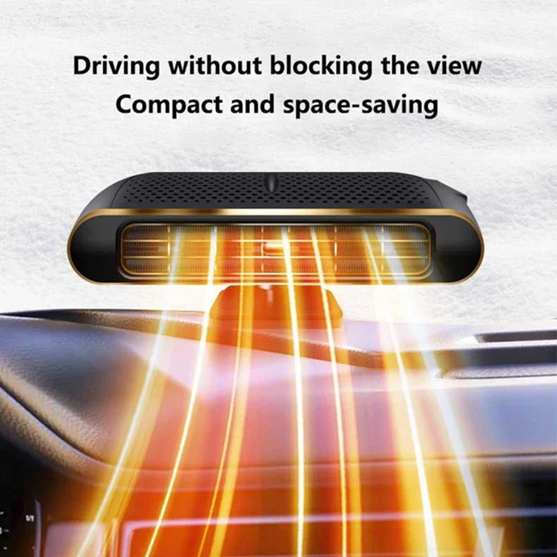 200W Electric Car Heater Air Cooler Fan 12V Portable Demister Defroster Heating Fan  Dryer Windshield Defogging Accessories 2026