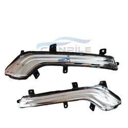 For Peugeot 508 2015 2016 9809087680 9809087780 LED Daytime Running Light Fog Lamp Turn Signal Light DRL Car Accessories