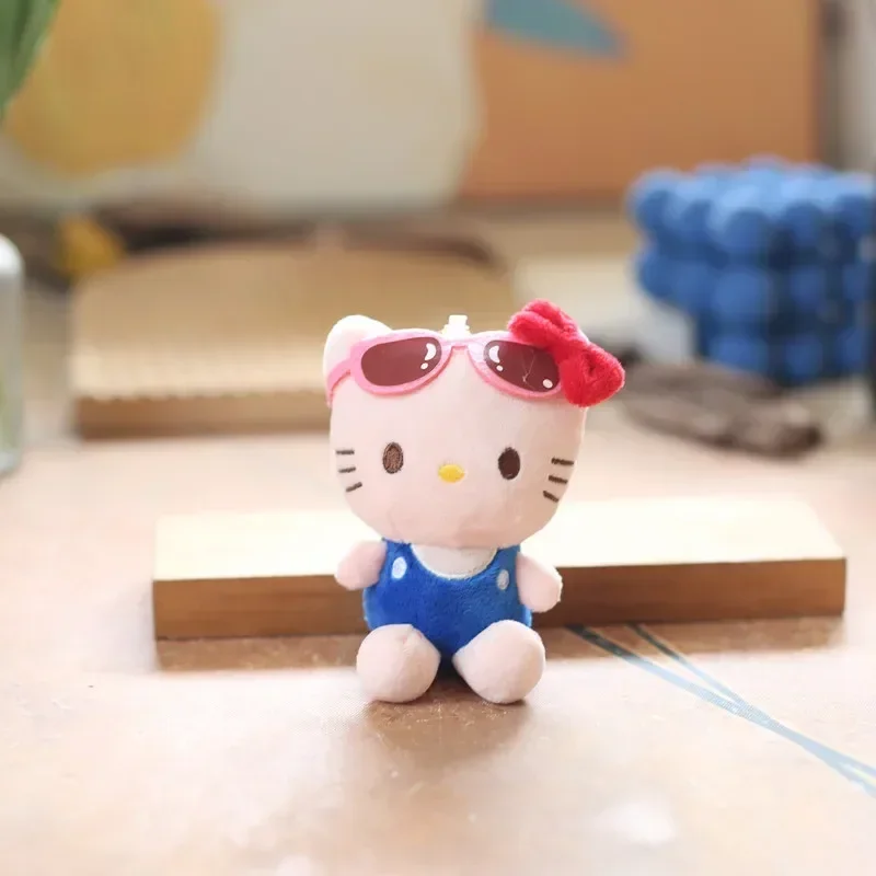 *New Cartoon Keychain Plush Stuffed Soft Doll Keychain Cartoon Plushies Bag Pendant Accessories Girls Gift Toys
