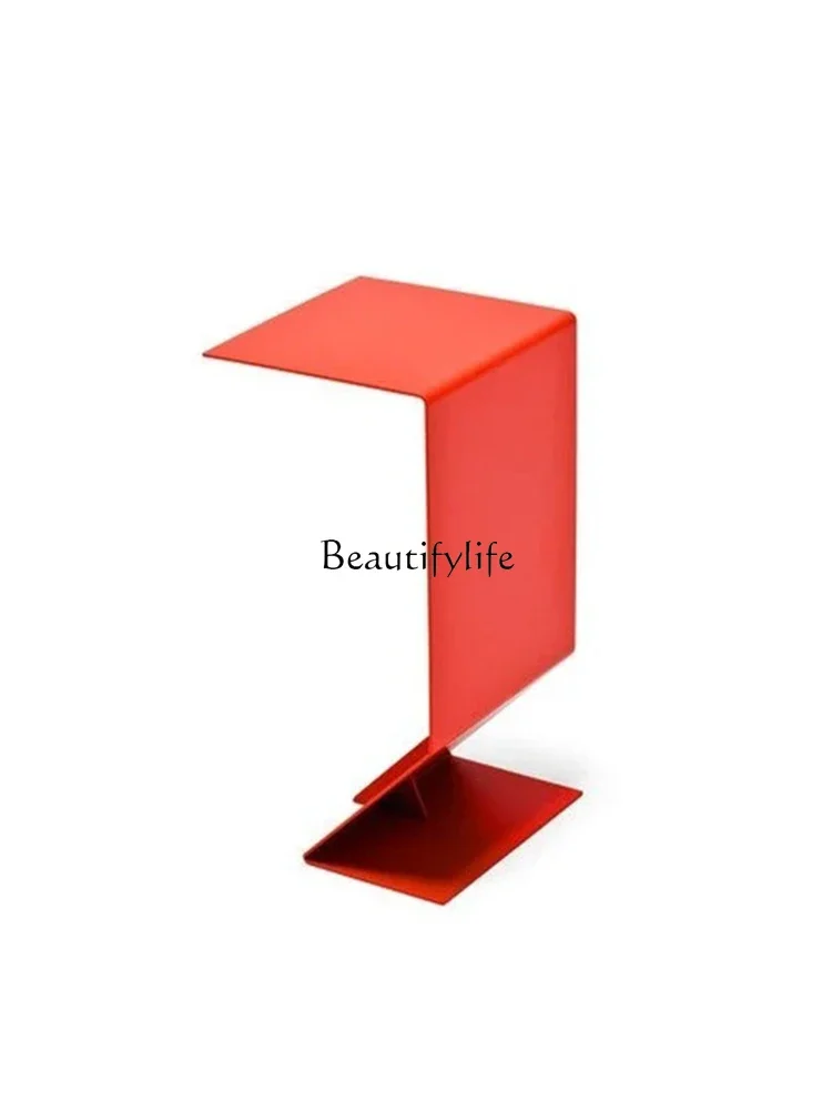 

13Creative Minimalist Iron Living Room Sofa Side Table Modern Minimalist Removable Home Mini Corner Table