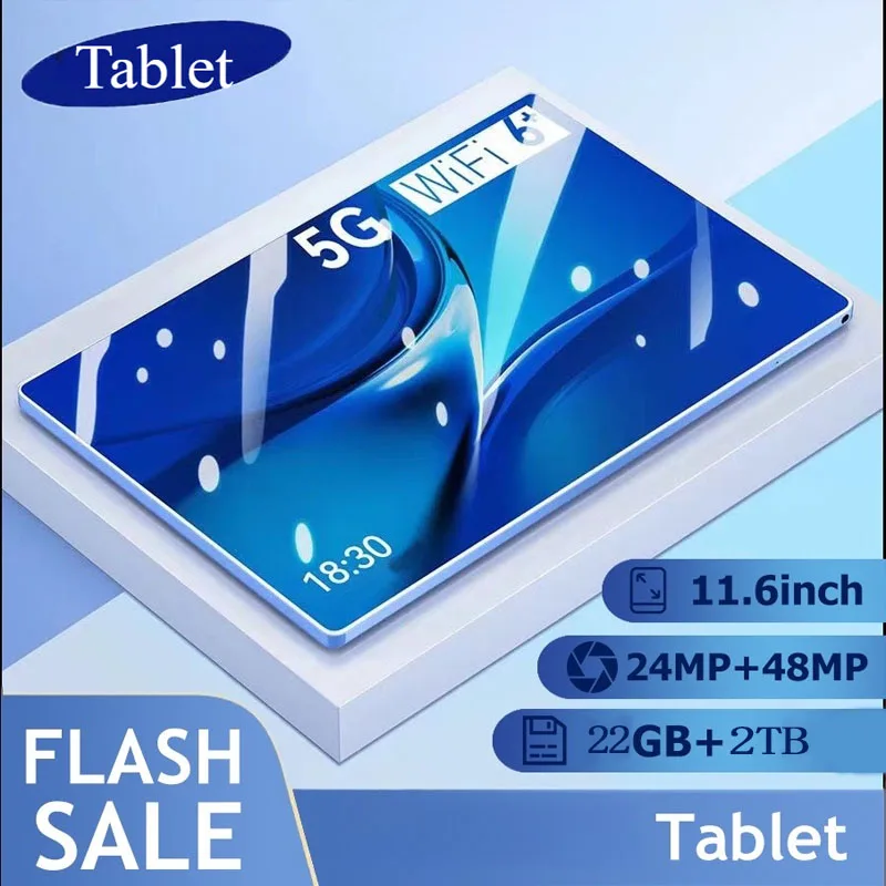 

Оригинальный 11-дюймовый IPad Air Pro экран высокой четкости 22 ГБ + 2 ТБ быстрая зарядка 20000 мАч Dual SIM Wi-Fi Android игровой обучающий планшет