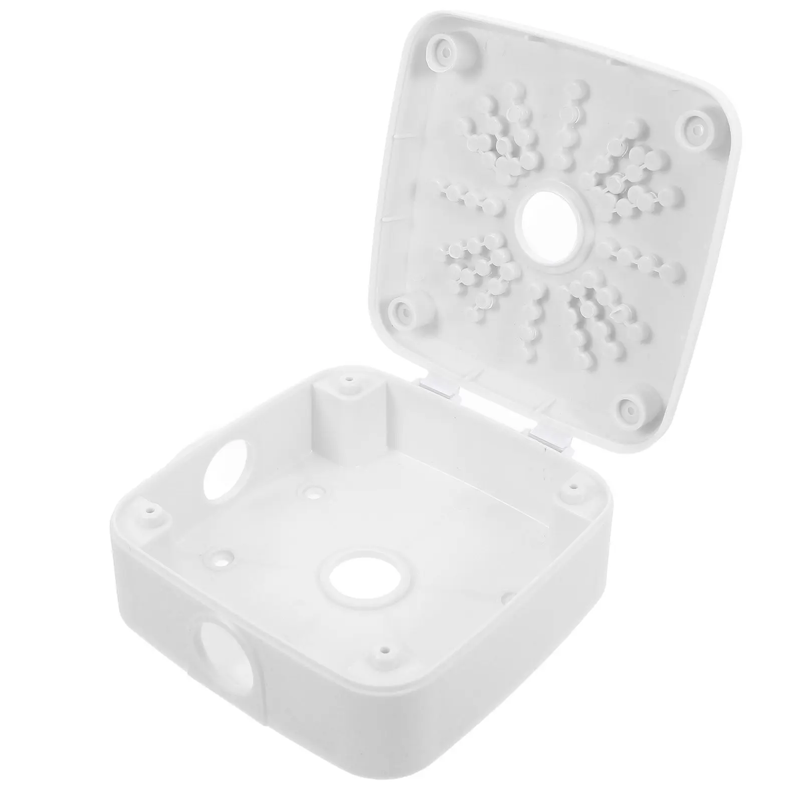 Security Camera Junction Box Plastic Wall Mount Cable Wiring Box for Outdoor Indoor Use Weatherproof Cord Protector Cover