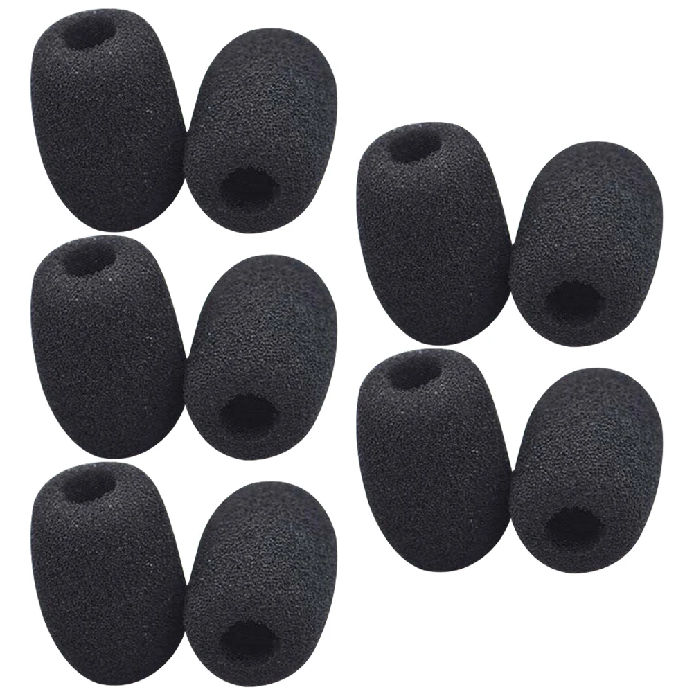 

10 Pcs Blow-proof Bee Microphone Wind Sock Microphone-windscreens Covers for Mics Lavalier Muffler Lapel