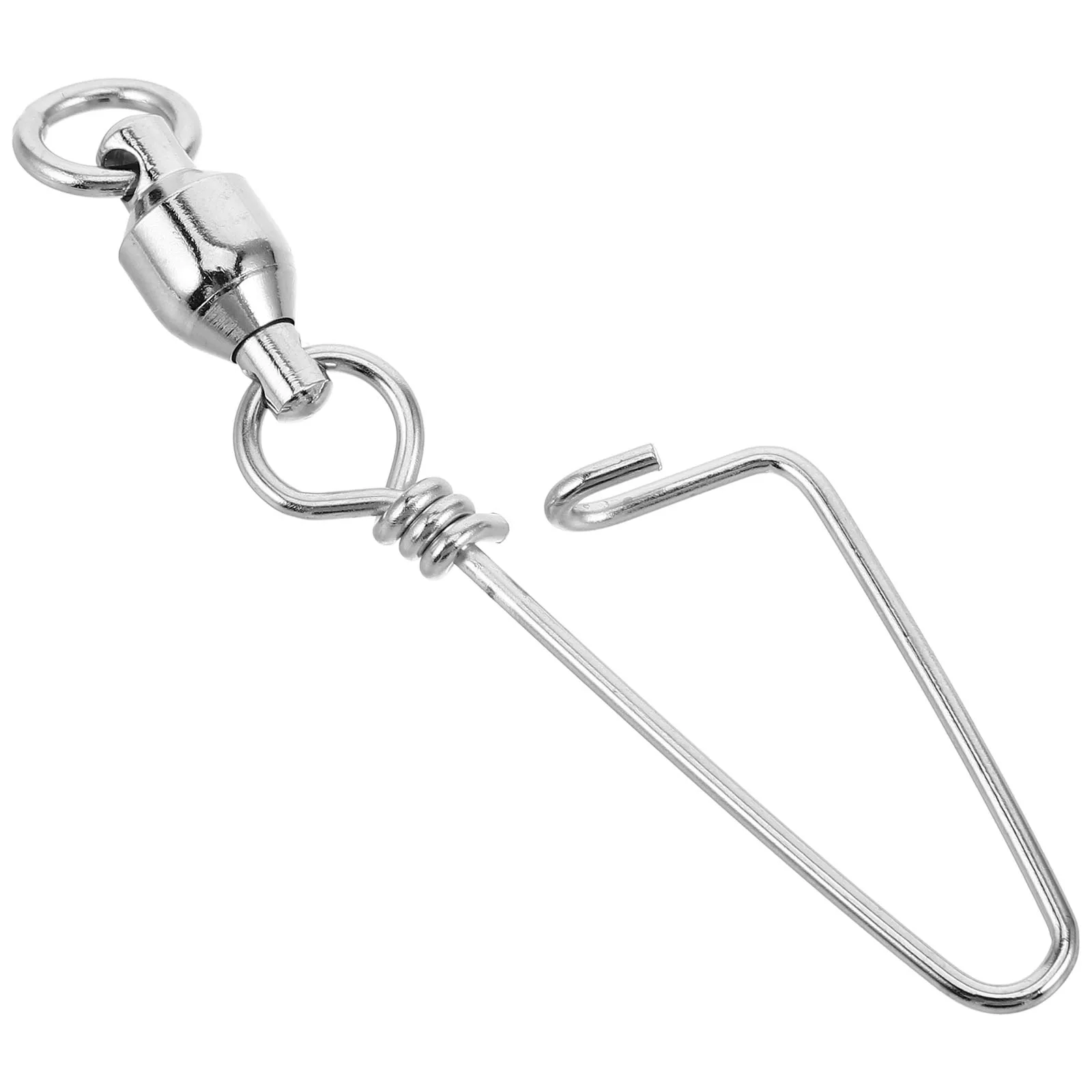

Versatile Fishing Tackle Accessories Stainless Steel Rolling Swivels Snap Connectors Fishing Gear