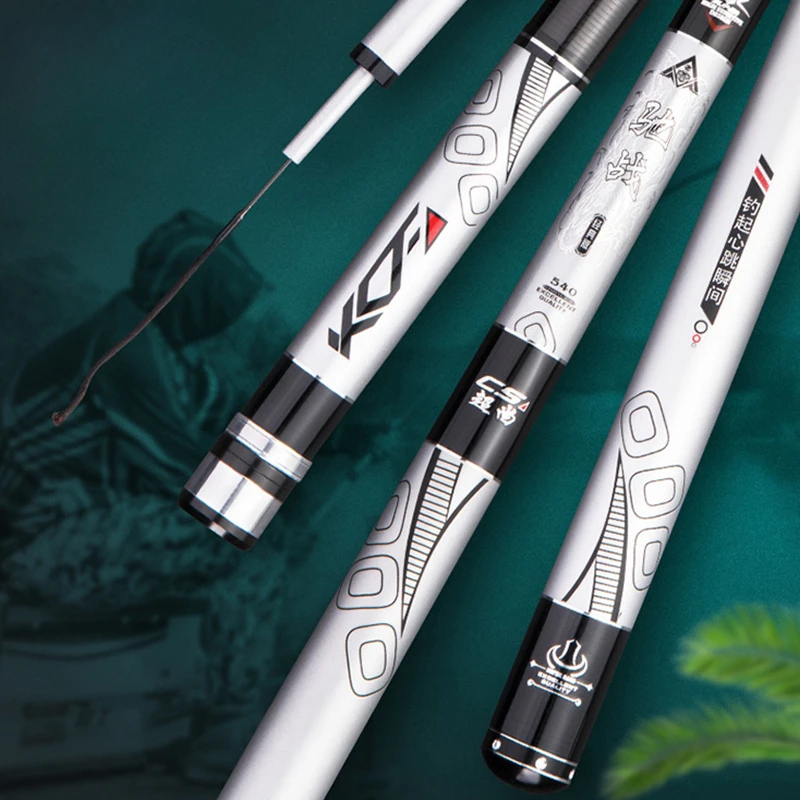 

New Design 2.7m-8.1m Telescopic Carp Fishing Rod Taiwan Technique for Wild Fishing & Black Pit Competition