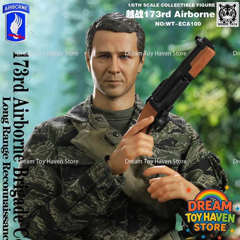 ‌ WT-ECA100 1/6 ベトナム戦争陸軍 第173空挺旅団戦闘隊 長距離監視パトロール兵士 12インチ アクションフィギュア玩具