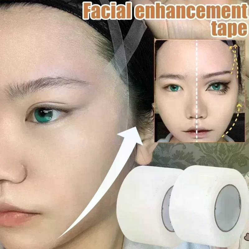 PE Facial Tape Professional Lift Cosplay Makeup Tape Breathable Beauty Makeup Tool V-Line Face Lift Tape 8M/Roll