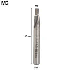 HSS Counterbore Milling Cutter Flat Bolt Hole Cap Screw Countersink End Milling Slotting Tool M3-M8 Spot Router Slot Drill