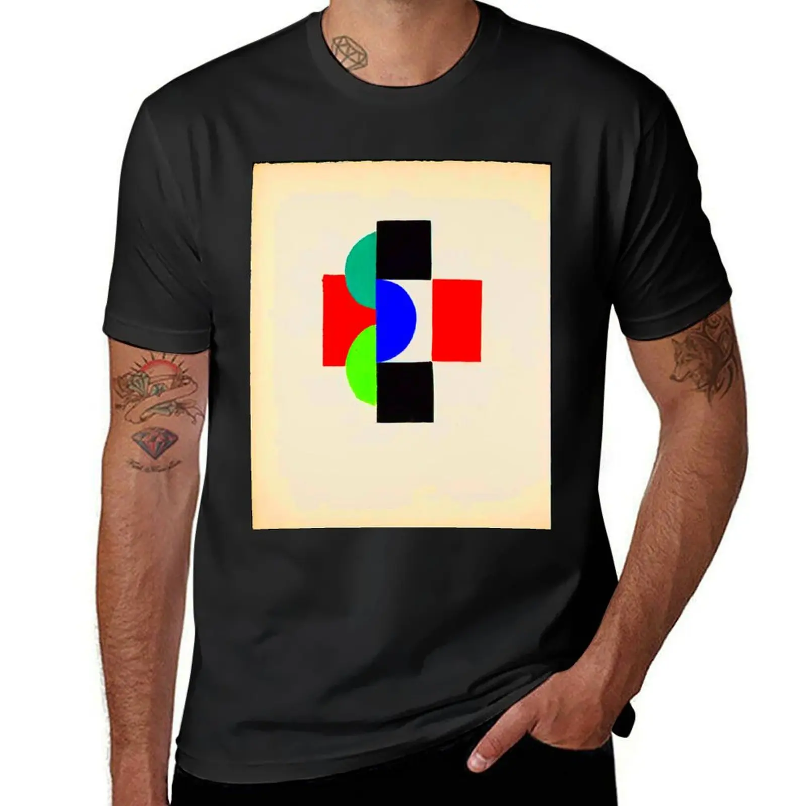 Sonia Delaunay Art T-Shirt anime clothes Short sleeve tee cute clothes customs design your own plain black t shirts men